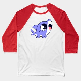 Magenta Baby Shark Baseball T-Shirt